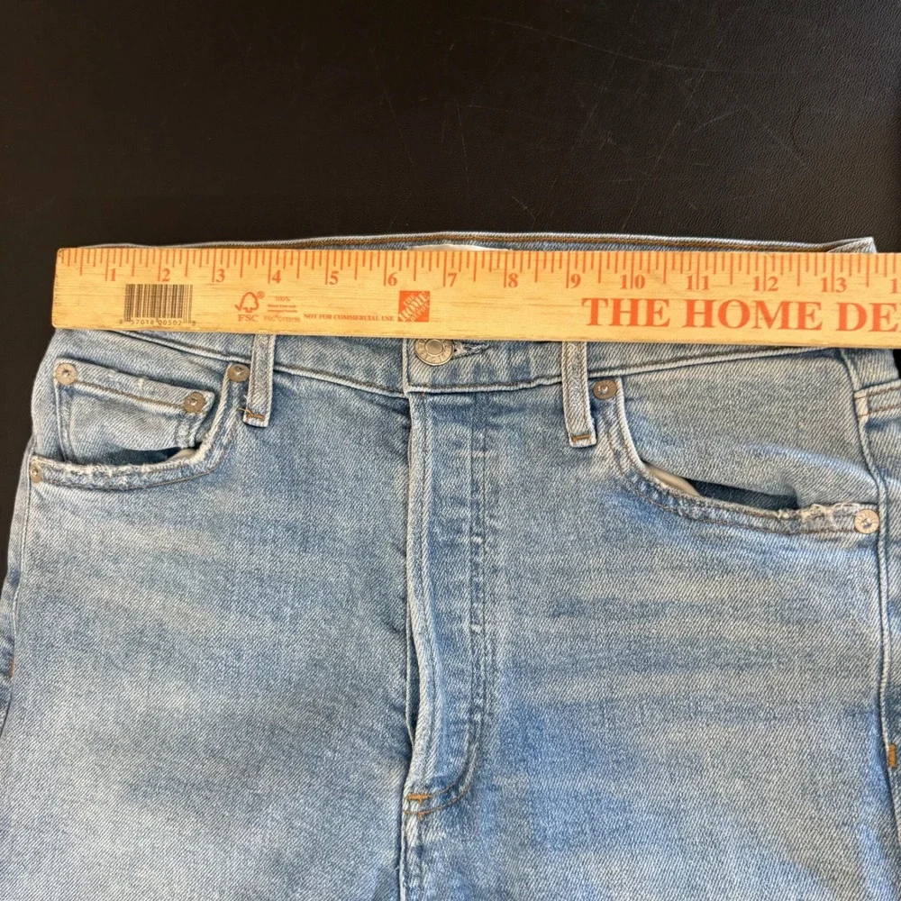 Agolde Nico High Rise Slim Fit Skinny Jeans Women's Size 27 Light Wash